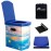 Upgrade XL Portable Toilet for Adults, Extra Large Portable Travel Floding Toilet, Camping Tall Toilets with Lid for Adults and Kids Compact Potty for Car,Hiking,Beach and Camping