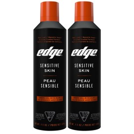 Edge Shaving Gel for Men, 9.5oz, 2 Pack Mens Shave Gel with Aloe, Mens Shaving Cream Sensitive Skin Shave Gel - Moisturizes, Protects, and Soothes