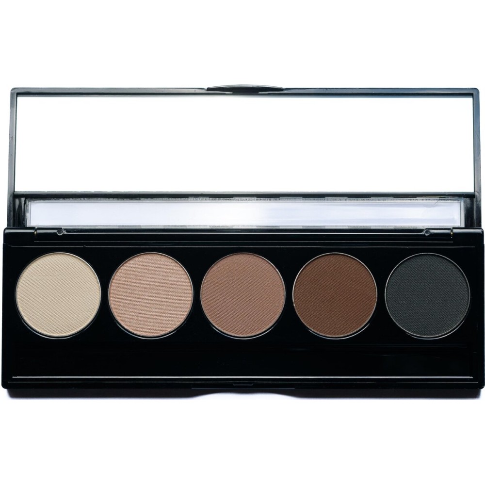Pure Ziva Matte Warm Tone Neutral & Shimmer Highlight Vegan Eyeshadow Palette; Talc, Paraben & Cruelty Free