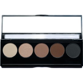 Pure Ziva Matte Warm Tone Neutral & Shimmer Highlight Vegan Eyeshadow Palette; Talc, Paraben & Cruelty Free