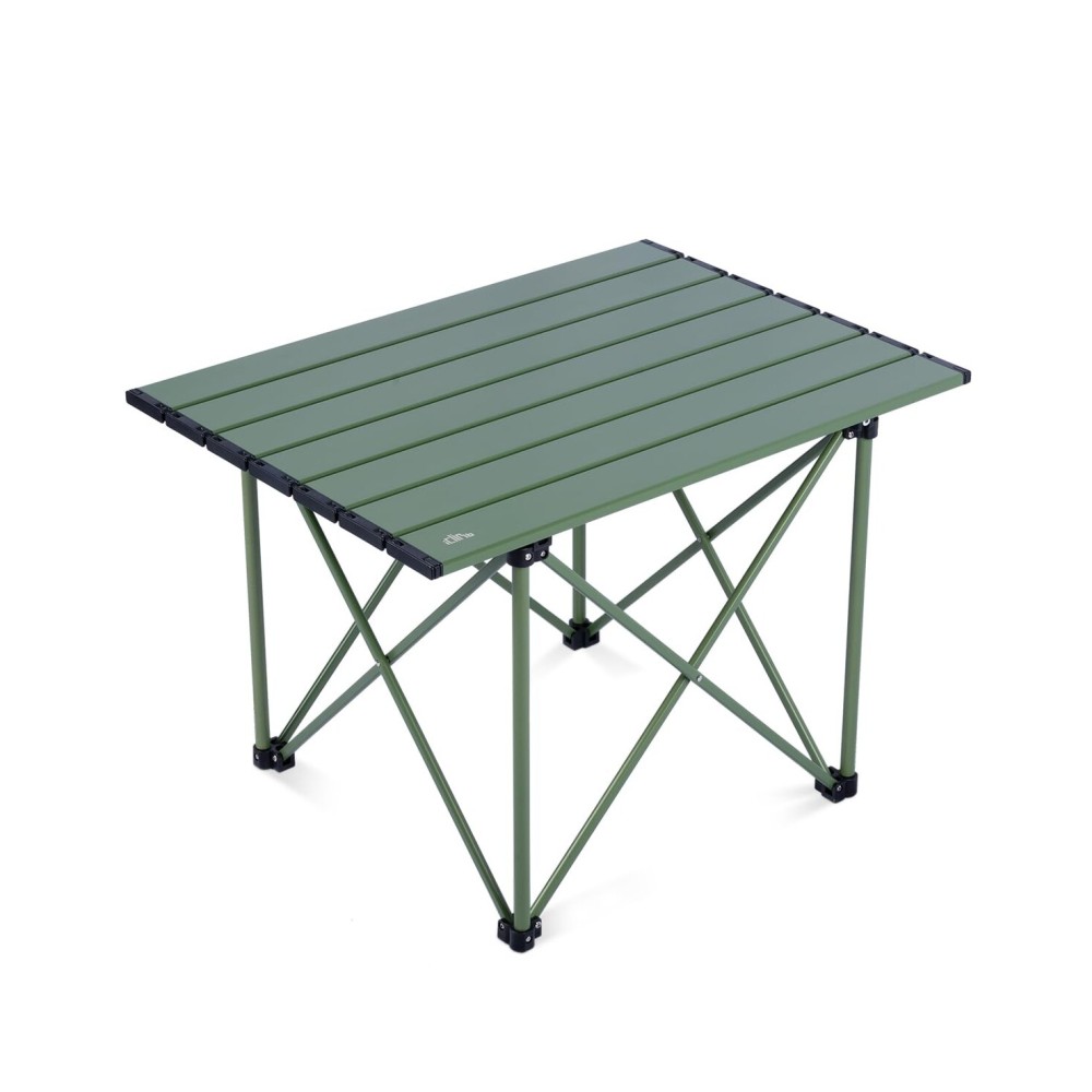 iClimb Ultralight Compact Camping Folding Table with Carry Bag (Reinforced Green - L)