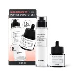 COSRX Niacinamide 15% Peptide Booster Set - Amazon Exclusive - Korean Skin Care Set, Gift Sets, Niacinamide Serum, Face Serum, Stocking Stuffers, Gifts For Women