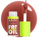 NYX PROFESSIONAL MAKEUP Fat Oil Lip Drip, Moisturizing, Shiny and Vegan Tinted Lip Gloss - Splash of Cream (Honey Nude)