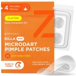 ZitSticka Killa Pimple Patches for Face - World\'s Most Potent Pimple Patch with Fast-Acting Microdarts - Starts Working within 6 Hours for Deep, Early-Stage Zits - Mini 4 Count