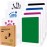 4-Pack Inkless Baby Hand and Footprint Kit - Mess Free Ink Pad for Newborn Keepsake, Dog Nose & Paw Print Kit, Clean Touch Ink Pad for Baby Hand & Footprints, Ideal New Mom Gifts (Holidays, L)