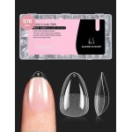 Beetles Gel Nail Tips 576Pcs Extra Short Almond Fake Nails Etch-X Half Matte Press on Nail Tips Full Cover Gifts for Women Gel Nail Polish Extensions Set