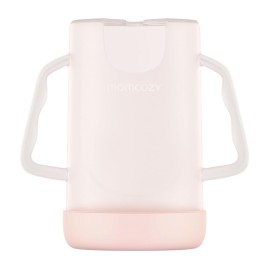 Momcozy Baby Pouch Holder No Squeeze, Baby Food & Juice Box Holder, Mess-Free, Easy Grip for Self-Feeding, BPA-Free & DEHP-Free, Must-Have for Babies, Pink