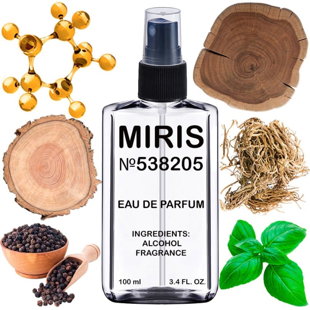 MIRIS No. 538205, Inspired by Bois Imperial, Long-Lasting Unisex Eau de Parfum for Women & Men, Spray 3.4 Fl Oz / 100 ml