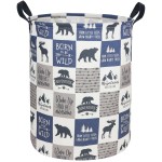 Sanjiaofen Kids Laundry Hamper, Animal Laundry Basket Collapsible Nordic Style Storage Baskets for Home Decor,Office,Toy Organizer,(Bear)