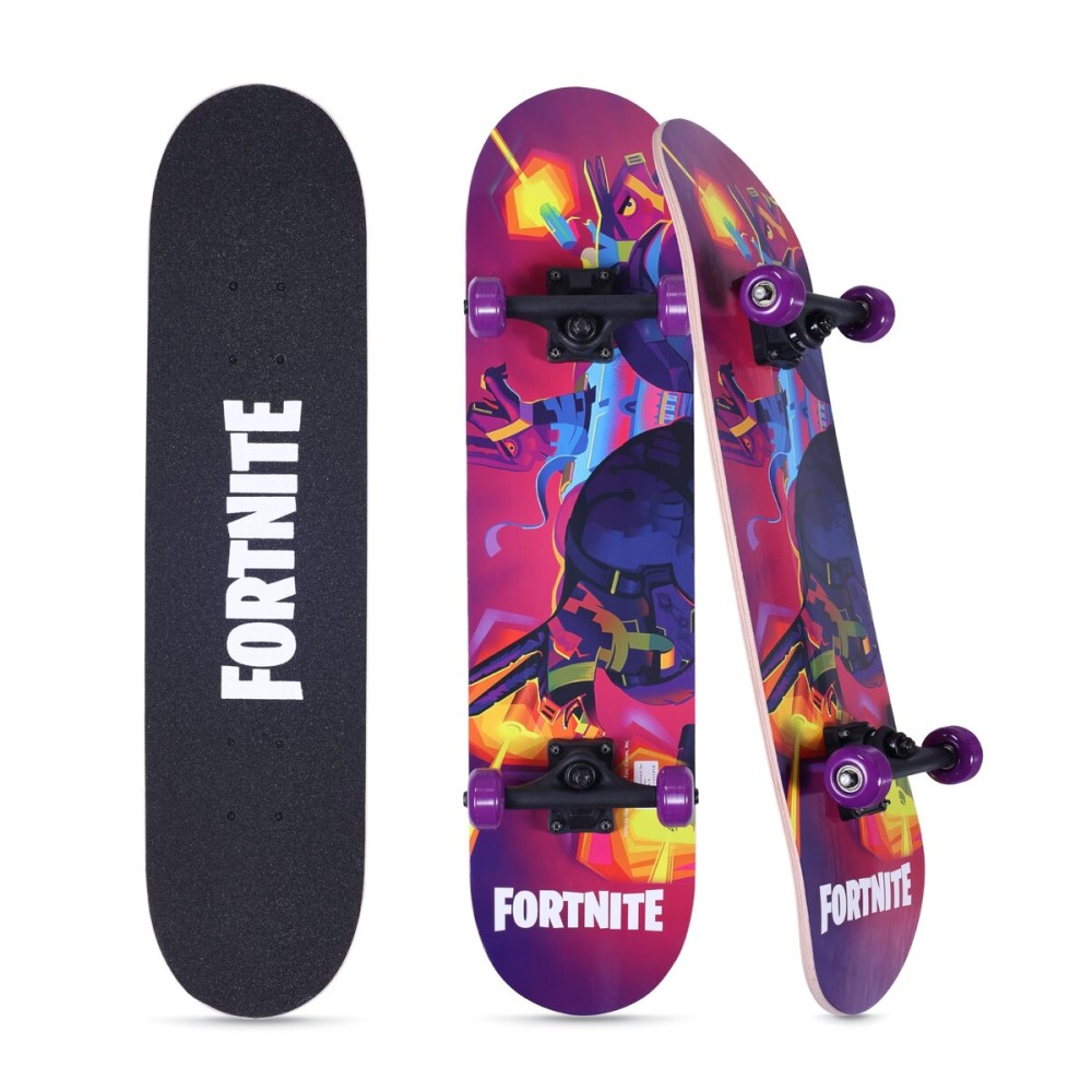 Fortnite 31 Skateboard - Cruiser Skateboard with Printed Graphic Grip Tape, ABEC-5 Bearings, Durable Deck & Smooth Wheels
