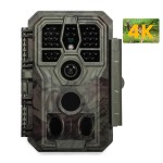 GardePro A50 Trail Camera, 4K 64MP, New-Gen Image Technology, Ultra-Low Light Sensitivity Sensor, Night Vision, Motion Activated