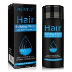 Aliver Hair Fibers for Thinning Hair - Black - 27.5Gr,Undetectable Natural Formula, Thicker Fuller Hair in 15 Seconds, Conceals Hair Loss, Look Younger, for Men & Women Patchy Bald Spot,Crown