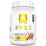 RYSE Loaded Protein Powder - Cinnamon Toast - 25g Whey Protein Isolate & Concentrate with Prebiotic Fiber & MCTs - Low Carb, Low Sugar, Digestive-Friendly - 20 Servings / 1.5 lb Tub