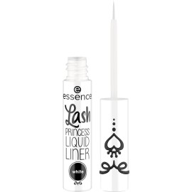 essence | Lash Princess Liner White | Smudge Proof, Matte Eyeliner with Ultra-Fine Brush Tip | Vegan & Cruelty Free