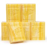 BELA Honey and Goat Milk Soap 3.3 OZ Pack of 6, Long Lasting French Triple Milled Bar Soap with Organic Shea Butter, Hand, Face and Body Wash Bar, Made in Australia