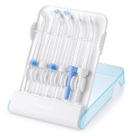 Replacement Tips for Waterpik, Water Flosser Replacement Heads Parts for Waterpik Oral Irrigator(2 Classic Jet Tips + 2 Plaque Chaser Tips + 2 Periodontal Tips + Storage Case Combo)