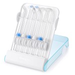 Replacement Tips for Waterpik, Water Flosser Replacement Heads Parts for Waterpik Oral Irrigator(2 Classic Jet Tips + 2 Plaque Chaser Tips + 2 Implant Denture Tips + Storage Case Combo)