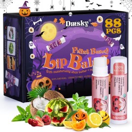 Dmsky Lip Balm,10 Flavors Natural Lips Balm in Bulk