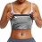 huiming Sauna Suit Waist Trimmer for Women Waist Trainer sweat band for stomach Belt Lower Belly Plus Size (Silvery, Large-X-Large)