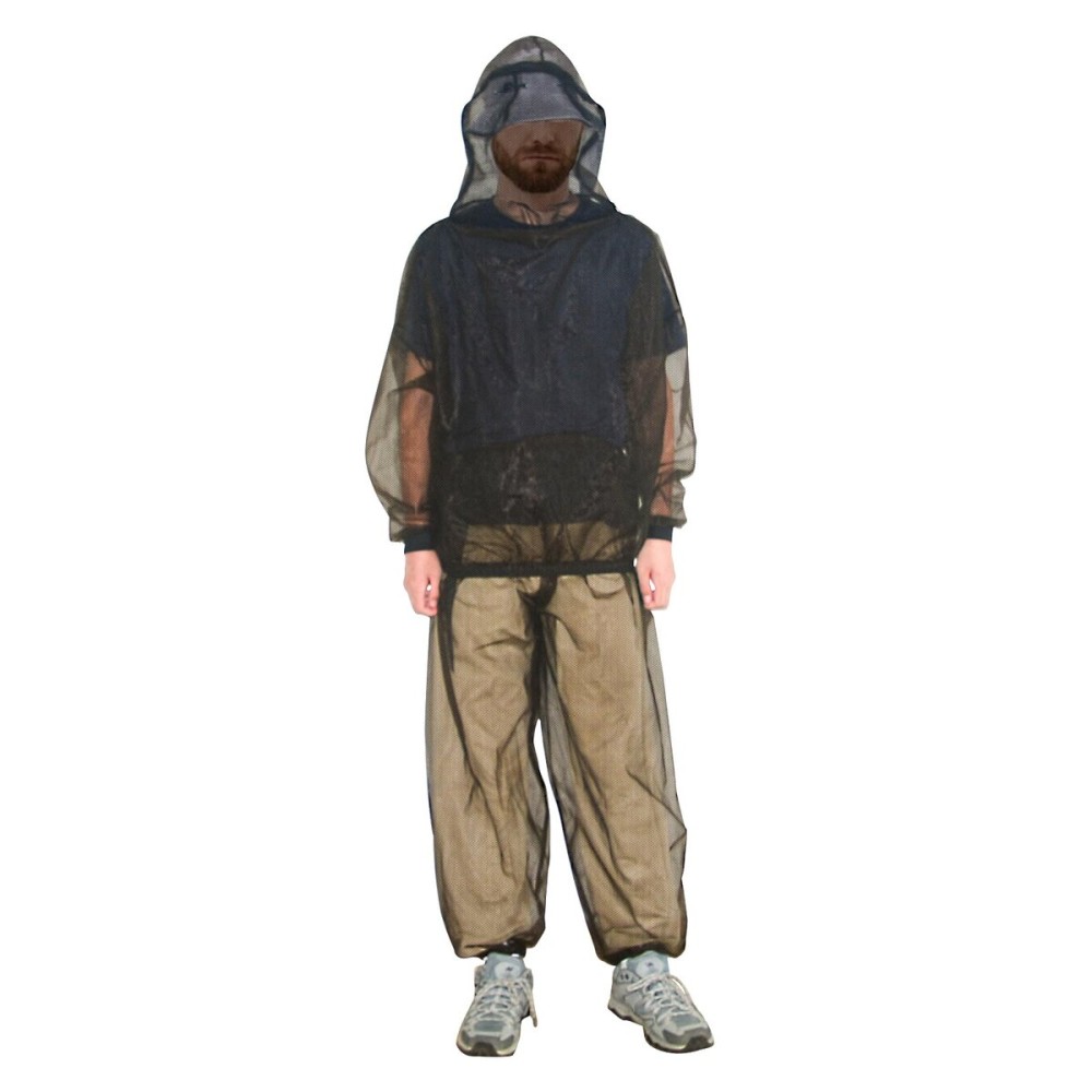 South to East Mosquito Suit - Net Bug Mesh Pants & Jacket with Hood for Outdoor Protection from Bugs, Flies, Gnats, No-See-Ums & Midges - Mosquito Clothing for Men & Women with Carrybag, M Size