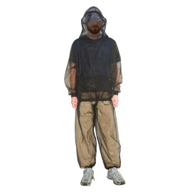 South to East Mosquito Suit - Net Bug Mesh Pants & Jacket with Hood for Outdoor Protection from Bugs, Flies, Gnats, No-See-Ums & Midges - Mosquito Clothing for Men & Women with Carrybag, M Size