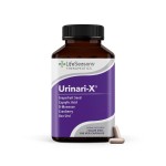 Urinari-X - Urinary Tract Support - Fast Acting UTI Relief - Vitamin Supplement for Healthy Bladder Function & Immunity - D-Mannose, Cranberry, Caprylic Acid, Uva Ursi & Grapefruit - 180 Capsules