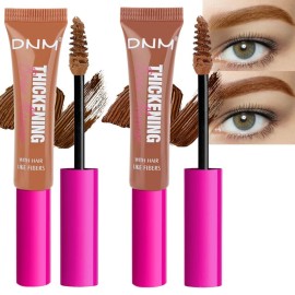 Tinted Thickening Brow Mascara,Brow Fast Sculpt,Waterproof, Transfer-proof, Brush to Fill in Eyebrows and Cover Gray Hairs - Cruelty Free (2pcs 03 Auburn &04 Rich Auburn)