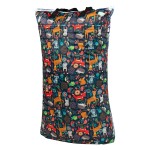 wegreeco Reusable Hanging Wet Dry Cloth Diaper Bag (Animal)