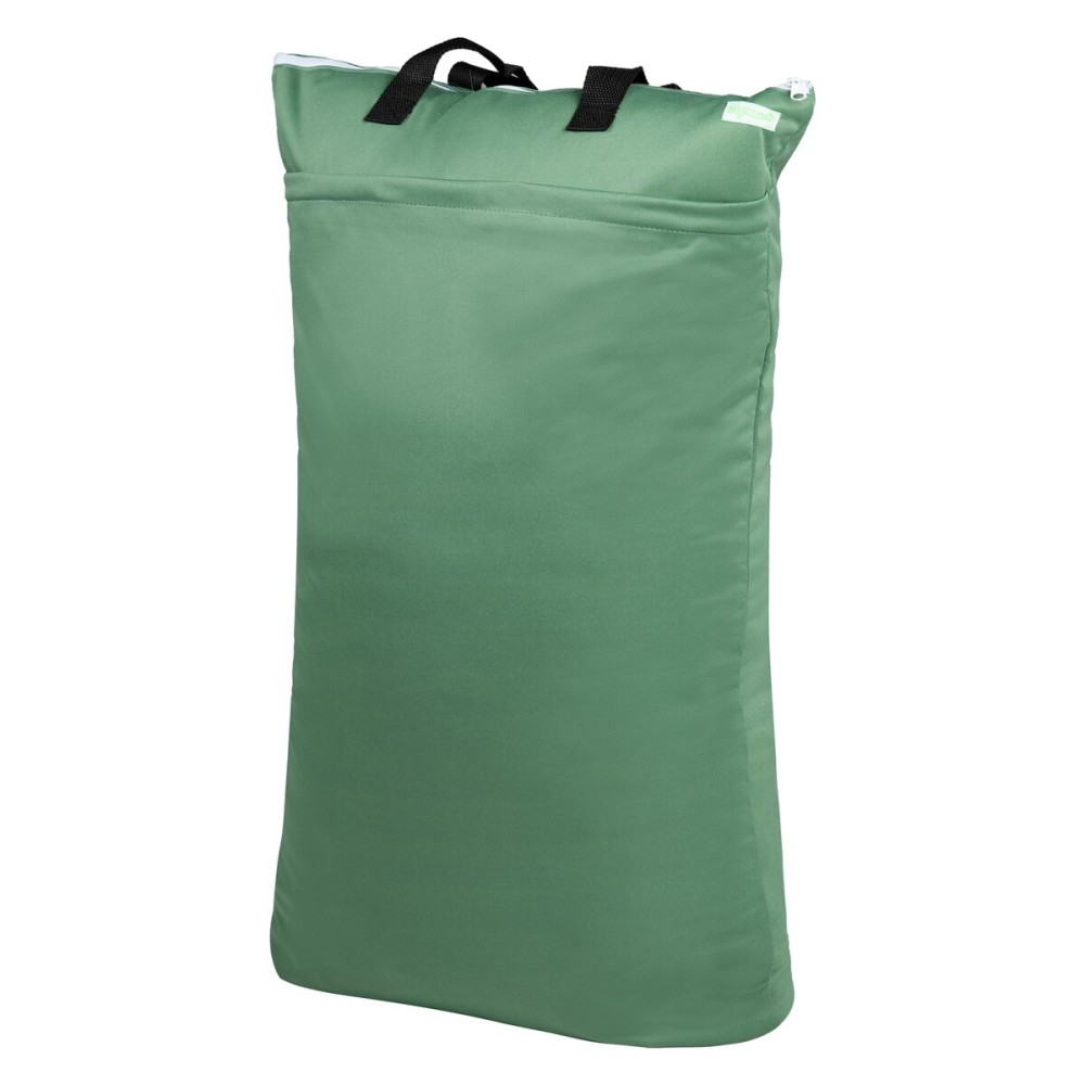 wegreeco Reusable Hanging Wet Dry Cloth Diaper Bag (Pea green)