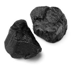 QINJIEJIE 2PCS Black Tourmaline 1.8-2.2\'\' Raw Crystals Healing Stones Bulk Natural Large Crystal Rocks Stones for Tumbling Cabbing Fountain Rocks DIY Decoration Polishing Handmade Gifts