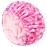Shower Cap for Women Terry Lined Bath Cap Large Reusable Waterproof Elastic Band Pink Flamingo Shower Caps for Long Thick Hair Soft Bath Shower Hair Caps