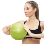 APEXUP Yoga Ball Exercise Ball, Heavy Duty Pilates Ball for Fitness, Balance, Core Workout, Physical Therapy (XXS (9) 23cm, Green)