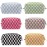 PAZIMIIK Checkered Makeup Bag for Purse Portable Zipper Make Up Pouch Small Cosmetic Case for Travel Accessories (6PCS Colorful)