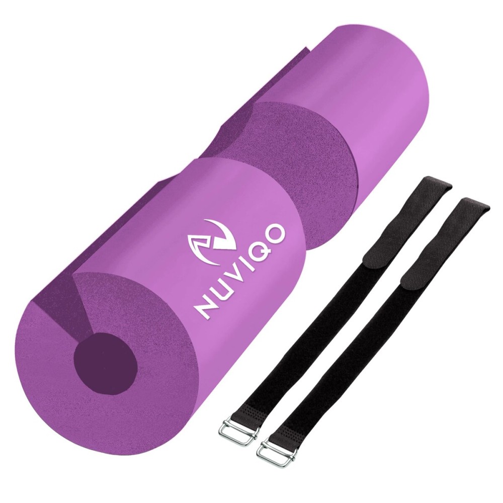 Barbell Pad Squat Pad for Lunges and Squats - Hip Thrust Pad for Standard and Olympic Bars - Provides Cushion to Neck and Shoulders While Training