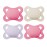 MAM Original Matte Baby Pacifiers, Binky for Girls 0-6 Months, BPA-Free Silicone Nipple, Easy to Clean, Best for Breastfed Babies, Developed with Medical Experts, 4 Count Binkies