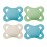 MAM Original Matte Baby Pacifiers, Binky for Boys 0-6 Months, BPA-Free Silicone Nipple, Easy to Clean, Best for Newborn Babies, Developed with Medical Experts, 4 Count Binkies