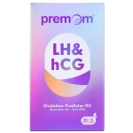 Premom Quantitative Ovulation Predictor Kit: 25 Ovulation Test Strips + 5 Pregnancy Test Strips Combo, with Smart Digital Ovulation Reader App - Accurate Numerical LH Tests