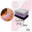 S&T INC. Back Scrubber for Shower, Exfoliating Body Scrubber or Bath Exfoliating Towel for Skin Care, 11.8 Inches x 35.4 Inches, Assorted Purple, 3 Pack