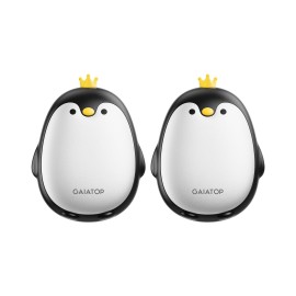 Gaiatop Magnetic Hand Warmers Rechargeable 2 Pack, 3 Settings Cute Pocket Penguin, Fast Hot Hands Reusable Portable Electric Heater for Camping Hunting Golf, Stocking Stuffers Gifts for Women Men