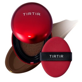 [*Mini Size*] TIRTIR Mask Fit Red Cushion Foundation | Full coverage, Weightless, Skin fit, Satin Glow Finish, Korean Makeup BB Foundation, beauty, Tattoo cover up, Buildable (51N Fudge, 0.15 Fl Oz)
