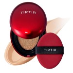 [*Mini Size*] TIRTIR Mask Fit Red Cushion Foundation | Full coverage, Weightless, Skin fit, Satin Glow Finish, Korean Makeup BB Foundation, beauty, Tattoo cover up, Buildable (25N Mocha, 0.15 Fl Oz)