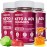 (3 Pack) Keto ACV Gummies Extreme 1500MG Keto Gummies Apple Cider Vinegar Formulated with Pomegranate Beet Juice Powder B12 Vegan Non GMO 180 Gummys