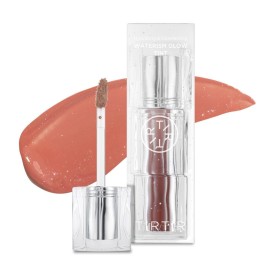 TIRTIR Waterism Tinted Lip Gloss 09 Salmon Syrup, 0.14 Fl Oz - Kiss Ready Lipgloss, 12H Long Lasting Non Sticky Natural Tinted Glow Korean Multiuse Cheek and Lip Tint for Women gift