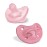 Chicco PhysioForma Silicone Orthodontic Pacifier, 6-16m | 100% Soft Silicone | Supports Breathing & Oral Development | Satin-Textured Nipple | Includes Sterilizing Case | BPA Free | Pink, 2pk