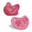 Chicco PhysioForma Silicone Orthodontic Pacifier, 16-24m | 100% Soft Silicone | Supports Breathing & Oral Development | Satin-Textured Nipple | Includes Sterilizing Case | BPA Free | Pink, 2pk