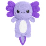 Purple Axolotl Microwavable 1.5 lbs Unscented Heating Pad for Women and Kids- Cute Soft Cozy Pillow Plush Heatable Warm Stuffed Animals - Kawaii Hot and Cold Plushie - Axolotl Gifts for Girls and Boys