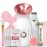 Colorfarm Facial Steamer Nano Ionic: Large 3-in-1 Face Steamer Home Spa Kit Deep Cleaning Unclogs Pores Sinuses Inhaler with 8 Skin Care Tools - Self Care Gifts for Women (Deep Cleansing Facial Kit)