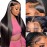 Knosps 28 Inch Lace Front Wigs Pre Plucked 13x6 HD Lace Frontal Wigs 180 Density Straight Glueless Wigs with Baby Hair for Women