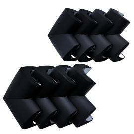 M2cbridge L Shape Extra Thick Furniture Table Edge Protectors Foam Baby Safety Bumper Guard 6.5 Ft(8 Corners(Black))