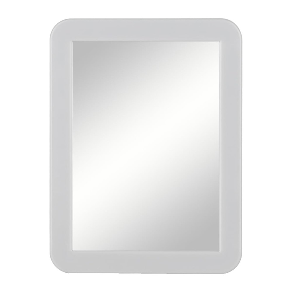 ARTLYMERS Magnetic Locker Mirror, 5x7 Real Glass Small Mirrors for Locker with Magnetic Backing, for School Locker, Bathroom, Household Refrigerator, Locker Accessory (Grey)